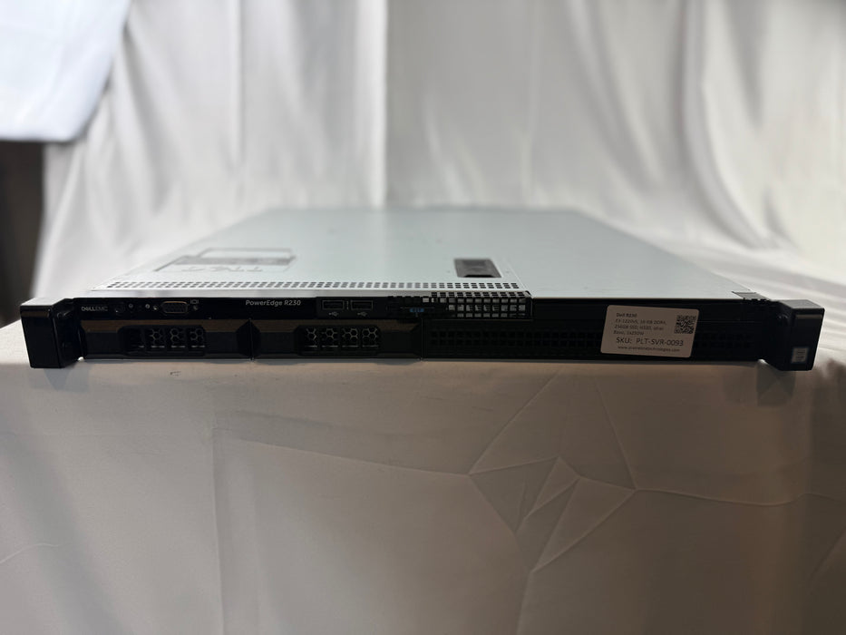 Dell Poweredge R230 1U 2 Bay Server (E5-1220V5)