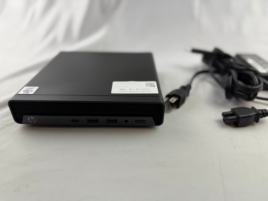 HP Elitedesk 800 G6 Desktop Mini PC w/ Intel i5-10500T CPU