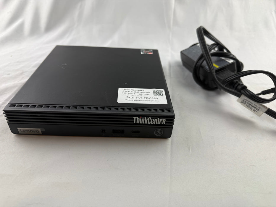 Lenovo Thinkcentre M75Q Gen 2 Micro PC w/ Ryzen 3 Pro