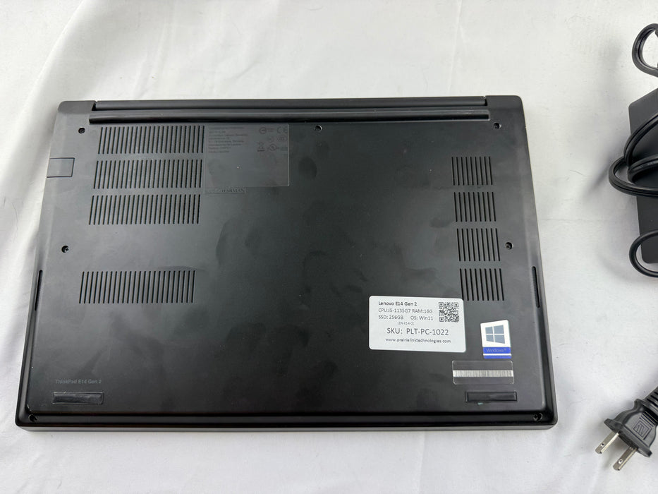 Lenovo Thinkpad E14 Gen 2 14" FHD Laptop Intel i5 11th Gen (1135G7) 16GB 256GB