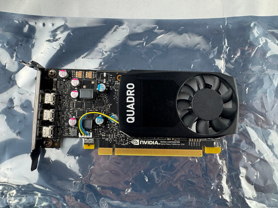 Nvidia Quadro P400 2GB GDDR5 Graphics Card - 3x Mini DisplayPort