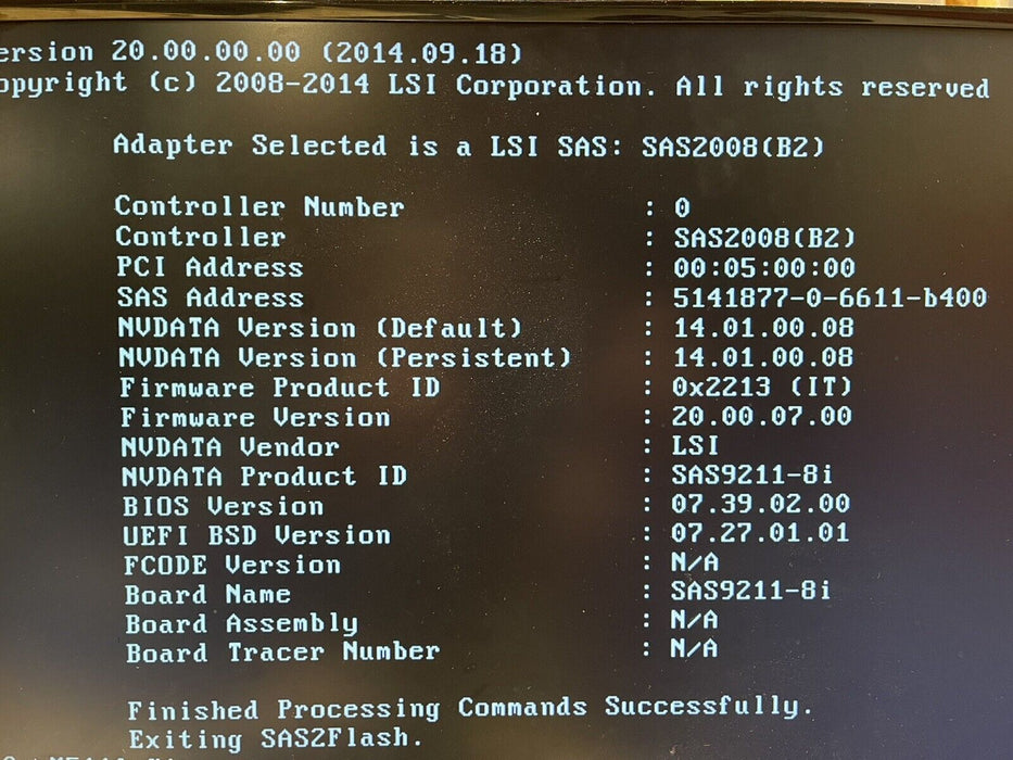Dell H310 6Gbps SAS HBA w/ LSI 9211-8i P20 IT mode Unraid ZFS FreeNAS