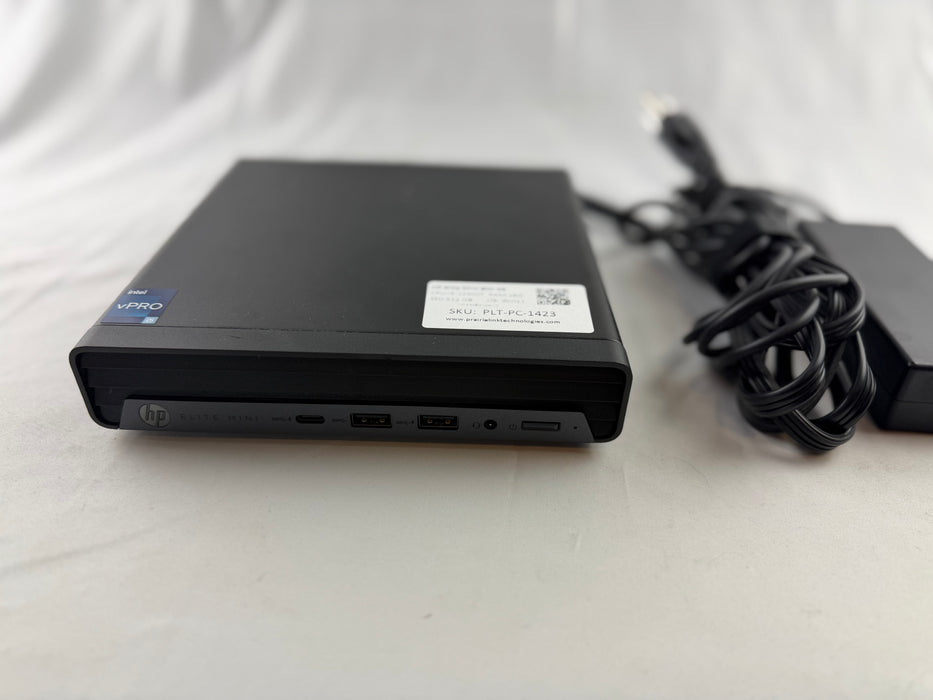 HP Elite Mini 800 G9 Desktop Mini PC w/ Intel i5-12500T CPU
