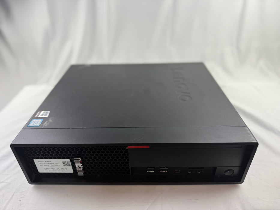 Lenovo Thinkstation P330 SFF Desktop PC w/ Intel i7 8th Gen CPU