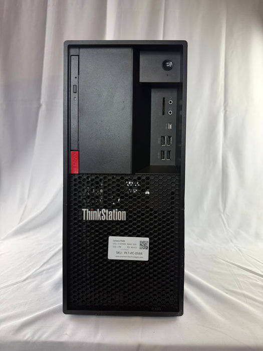 Lenovo Thinkstation P330 Desktop PC w/ Intel i7 9th Gen CPU