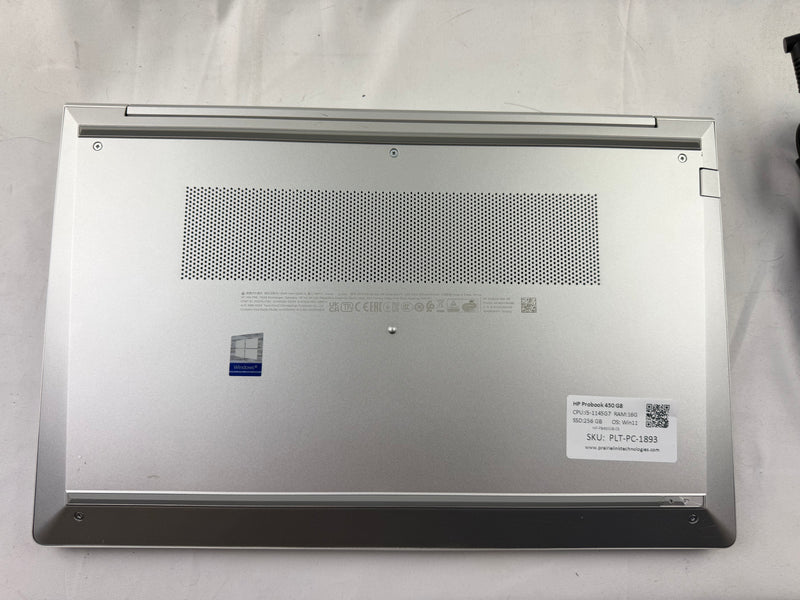 HP Probook 450 G8 15" FHD Laptop (Intel i5 11th Gen) No Webcam