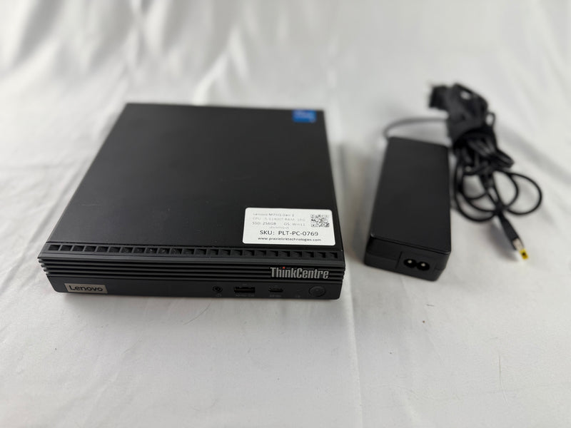 Lenovo Thinkcentre M70Q Gen 2 Micro PC w/ Intel i5 11th Gen (11400T) Wifi