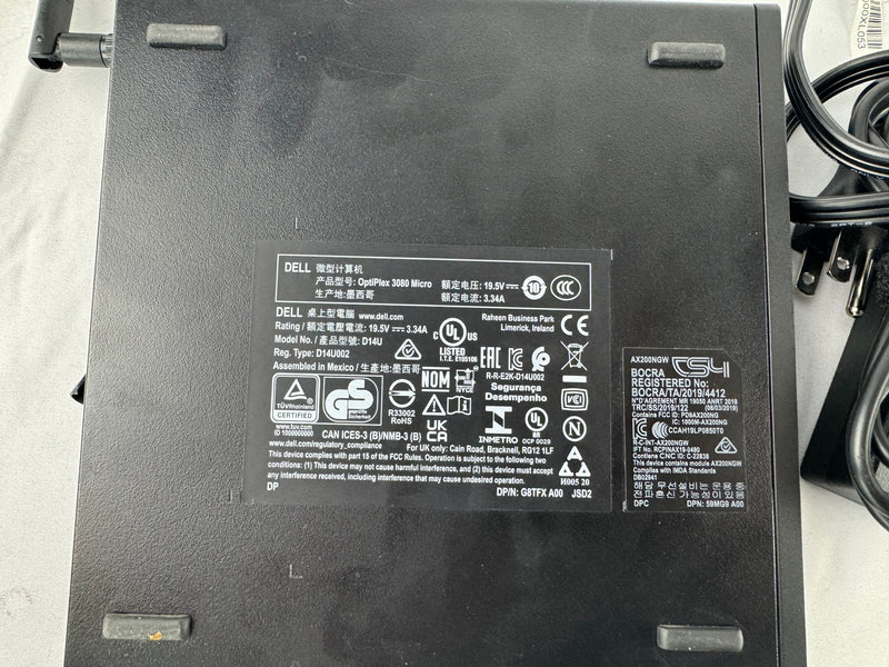 Dell Optiplex 3080 Micro PC w/ Intel i5 10th Gen CPU Wifi