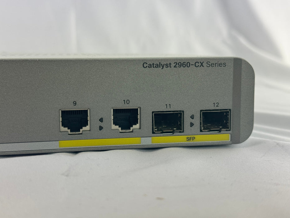 Cisco WS-C2960CX-8TC-L 8-Ports Gigabit & 2-Ports Dual GigE/SFP Switch