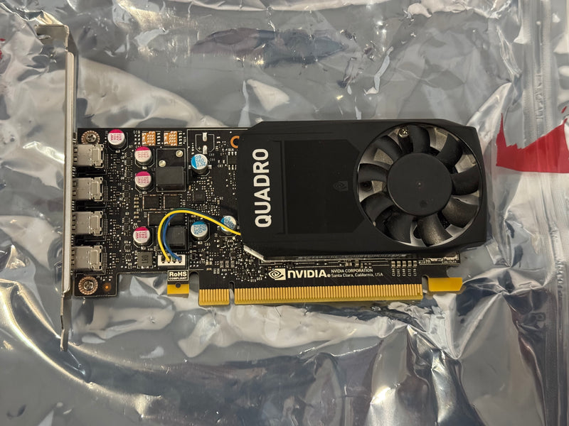 Nvidia Quadro P620 2GB GDDR5 Graphics Card - 4x Mini DisplayPort
