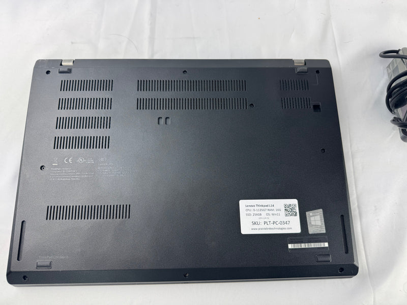 Lenovo Thinkpad L14 Gen 2 14" Laptop Intel i5 11th Gen (1135G7) 16GB 256GB