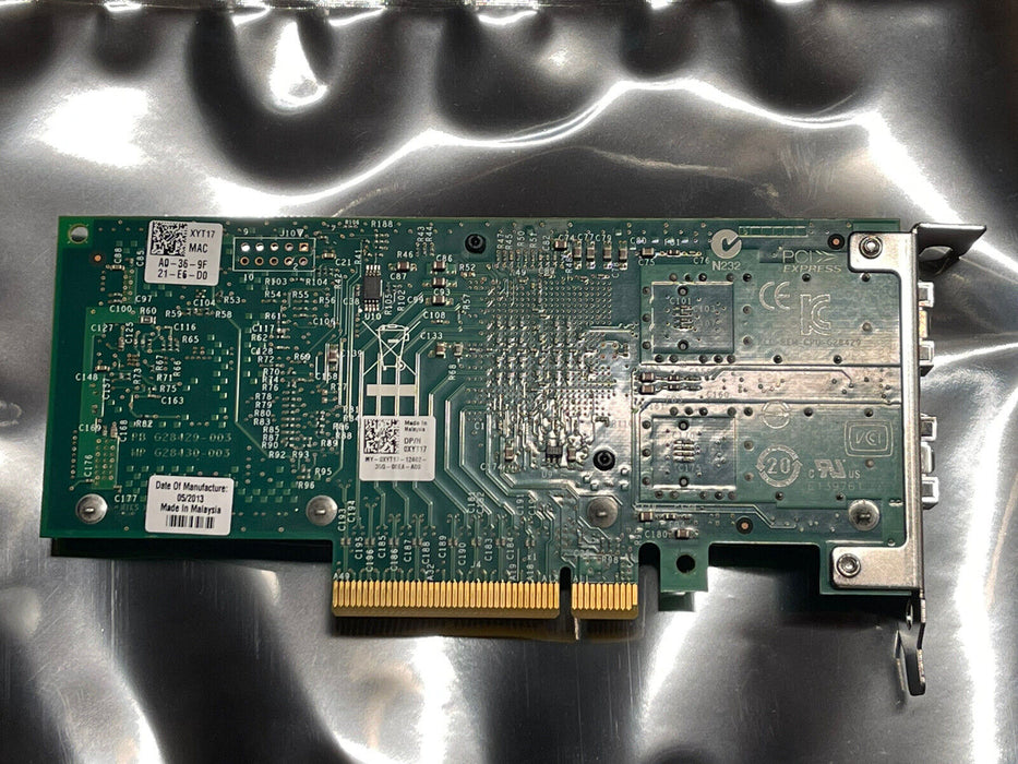 Dell Intel X520-DA2 Dual Port 10Gigabit SFP PCIe Network Card