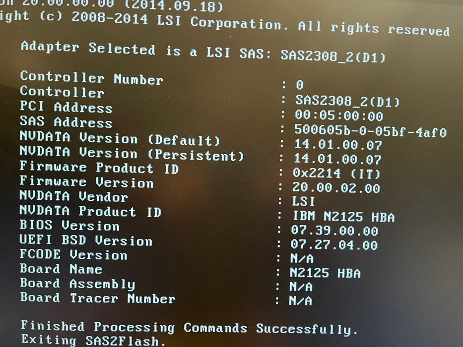LSI 9207-8i (IBM M5110) IT Mode HBA for Unraid/FreeNAS/ZFS